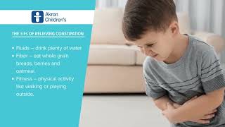 The three F's of constipation - Tips to Grow By