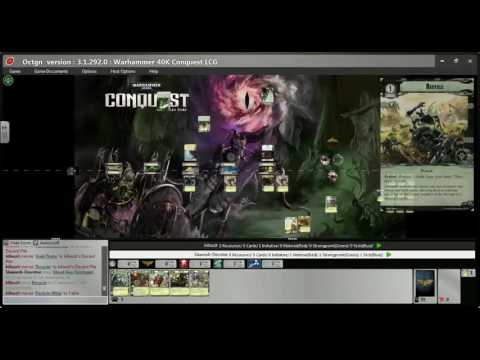 40k Conquest on OCTGN - Zogwort vs Anrakyr