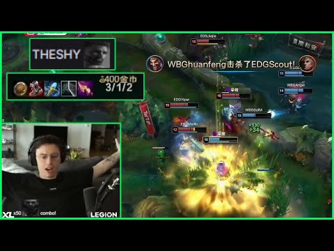 TheShy Frontlining On Kayle With Crazy Build