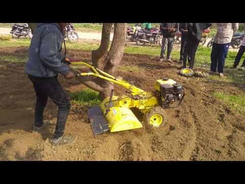 Kisankraft 9 tynes inter cultivator (petrol) kk-ic-320p, wor...