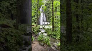 青森県　奥入瀬渓流　白布の滝