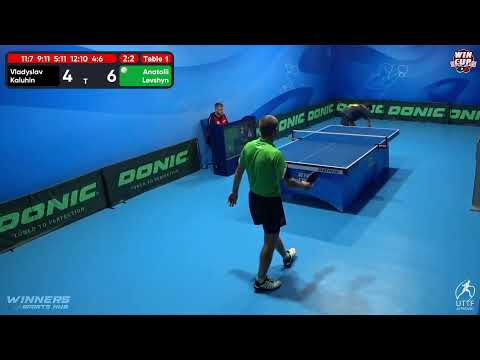 00:30 Vladyslav Kaluhin  3 - 2 Anatolii Levshyn West 5 WIN CUP 26.10.2022 | TABLE TENNIS WINCUP