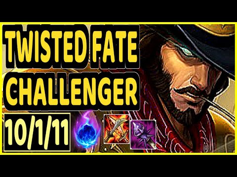 PLEX (TWISTED FATE) - 10/1/11 KDA MID CHALLENGER GAMEPLAY - KR
