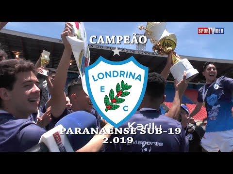 LONDRINA E.C. CAMPEÃO PARANAENSE SUB-19 DE 2019