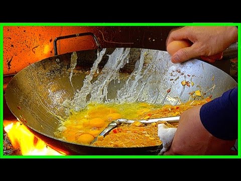 Amazing Street Foods Compilation - BEST Egg Noodle , Super Crispy Pancakes, Chilli basil