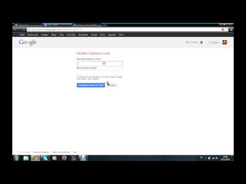 comment modifier mon adresse mail