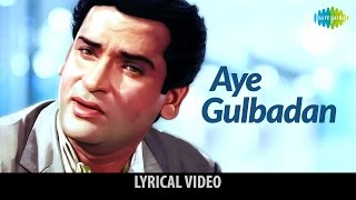 Aye Gulbadan With Lyrics  Professor  Shammi Kapoor