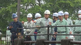5月22日【びわ湖放送ニュース】梅雨入りを前に　草津市・消防・警察が水防パトロールを実施