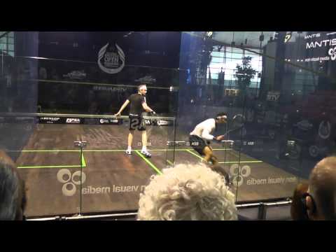 James Willstrop vs. Mohamed El Shorbagy - monster rally