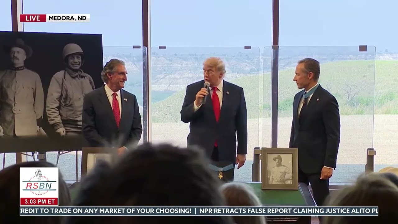 FULL EVENT: President Trump Participates in Grand Opening of Theodore Roosevelt Library - 07/01/26