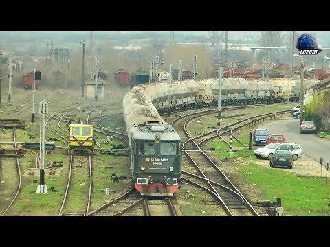 LDE2100 60-0946-3 & Marfar MMV cu 53 de Oițe/MMV Rail Cement Train in Oradea - 18 March 2020