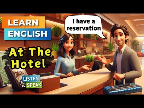 Reservation At The Hotel | English Conversation for Beginners | Speaking Practice |