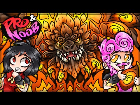 HOT WAR WITH BAZELGEUSE - Pro and Noob VS Monster Hunter Rise! #proandnoob #rise #bazelgeuse