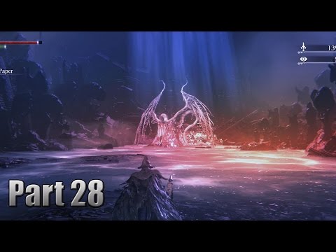 Bloodborne Walkthrough Part 28 - Ebrietas, Daughter of the Cosmos Boss (PS4)