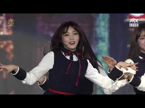 I O I  I Feel in Love 170114 jTBC Golden Disk Awards