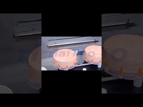 HaiTuo Ultrasonic round cream cake cutting  Machine.