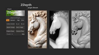ZDepth plugin Zbrush Tutorial