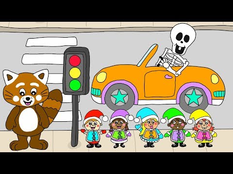 Pukkins trafikskola del 2 - Roligt tecknat barnprogram för barn