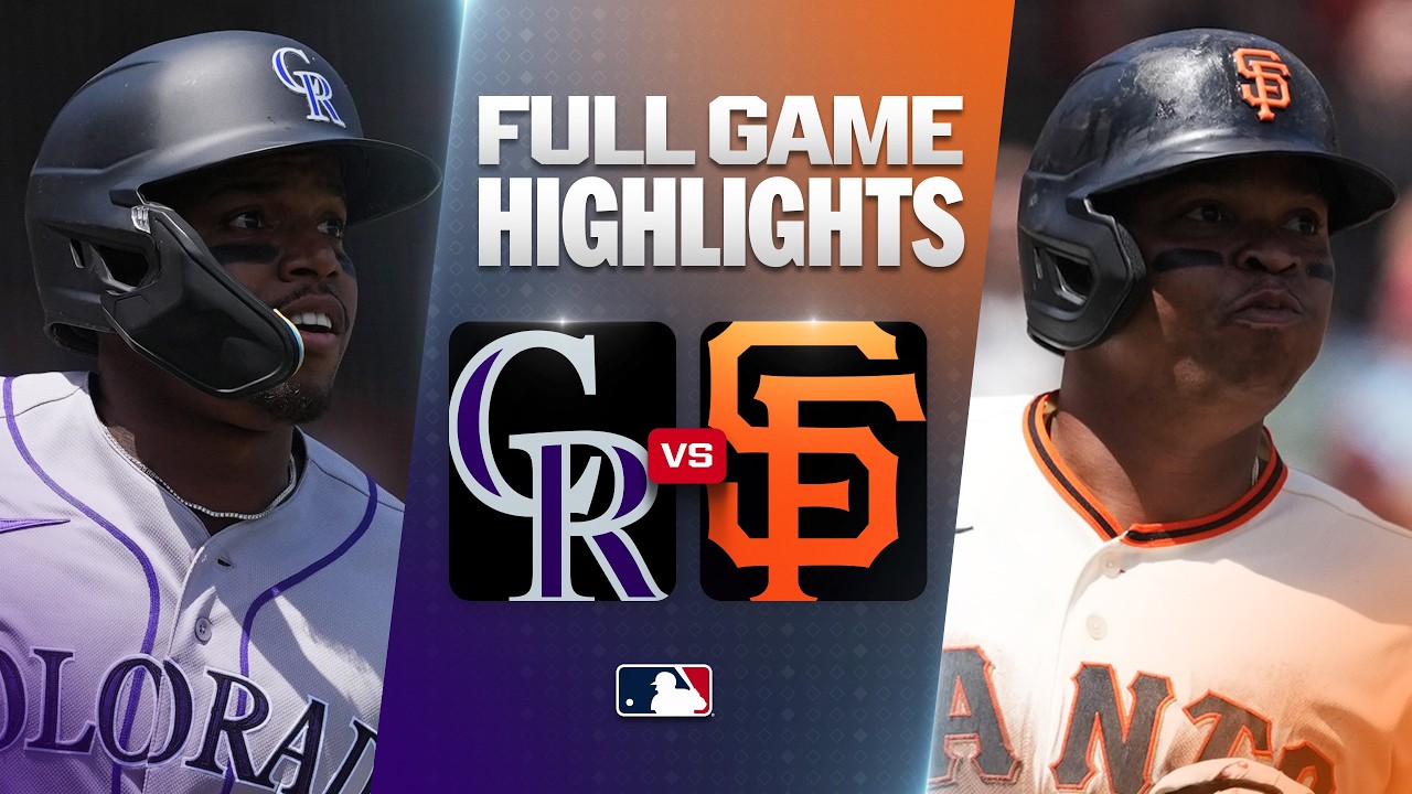 ROCKIES vs. GIANTS: Official Full Game Highlights (August 16) | 2026 MLB Season