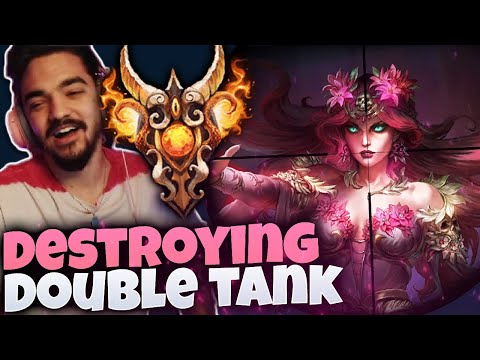 CHIRON INTO DOUBLE TANK IS SO FREE! - Grandmasters Ranked Joust - Smite