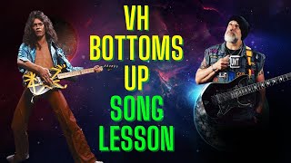 How to play Van Halen Bottoms Up on guitar