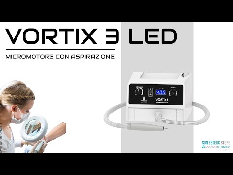 Vortex 3 Led micromotore fresa podologica con aspirazione onicotecnica nails