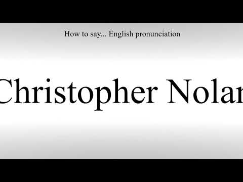 How To Pronounce Christopher Nolan - How To Say: American pronunciation