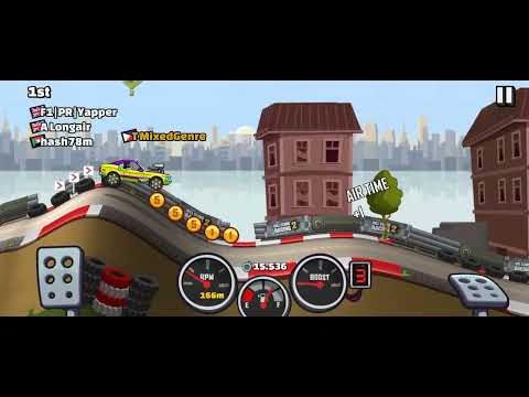 Hill Climb Racing 2 | Game Play 252 | Muscle Car | Bill's Circuit | Hot Tarmac | Race 3/3