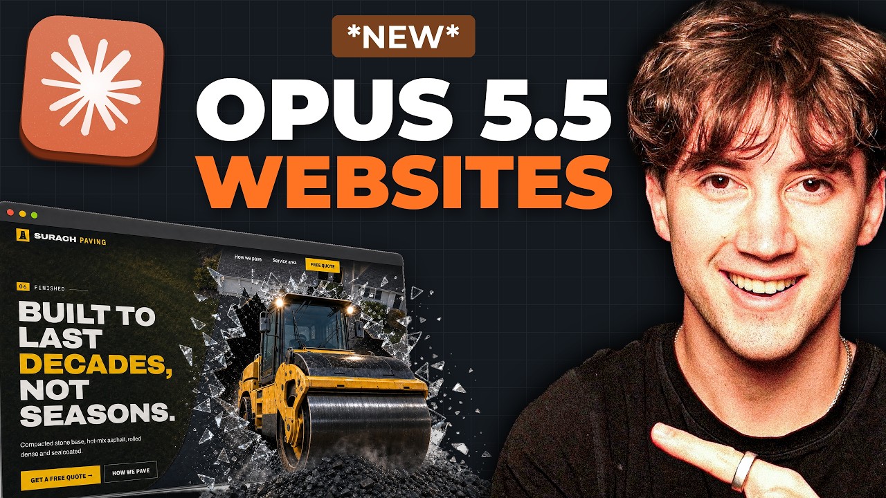 The EASY Way To Build Websites With NEW Opus 5.5