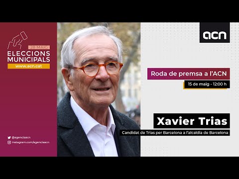Roda de premsa a l'ACN del candidat de Trias per Barcelona a l'alcaldia de Barcelona, Xavier Trias