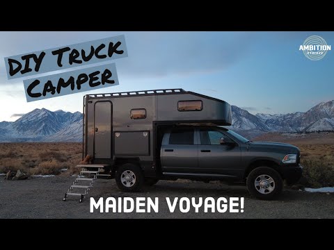 First Trip In Our DIY Truck Camper!