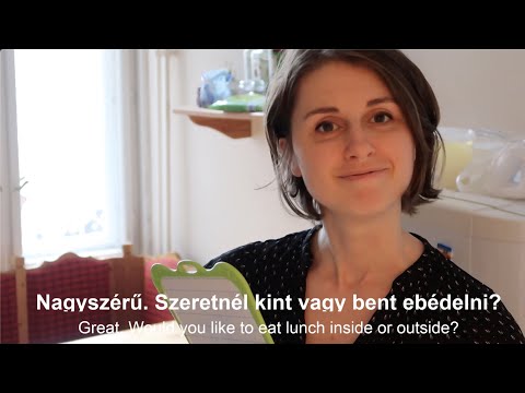 Hungarian Language: Restaurant Dialogue (My 6 month progress learning Hungarian!)