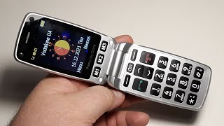 Primo 413 by Doro Large Button Mobile Phone Black. Бабкофон из Германии для крутых Бабулек Дедулек