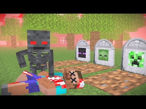 Monster School : WITHER BECAME VILLAIN CHALLENGE - Minecraft Animation