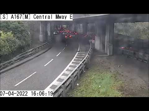 Newcastle - Central Motorway Near Jesmond Road