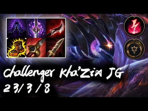Challenger Kha'Zix Jungle vs Elise | Korea High Elo Replays