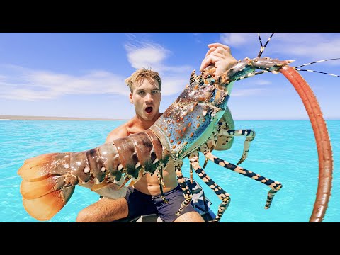 Solo Survival LOBSTER Catch n Cook (No Food)