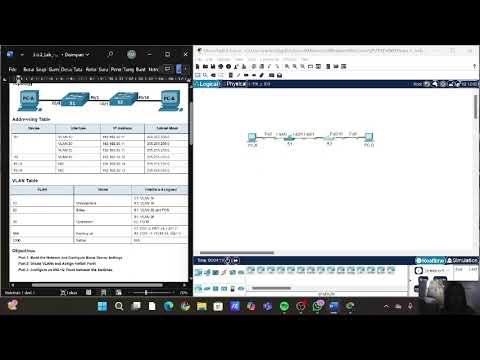 3.6.2 Lab - Implement VLANs and Trunking | Komunikasi Data dan Jaringan Lanjutan