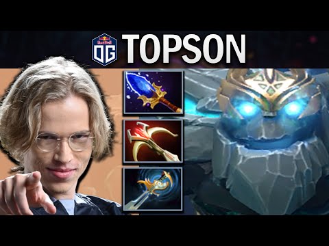 Tiny Dota 2 Gameplay OG.Topson with Aghanims and Echo Sabre #dota #dota2