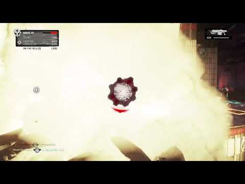 Gears of War 4 - Chainsawing a pouncer on the floor for the first time