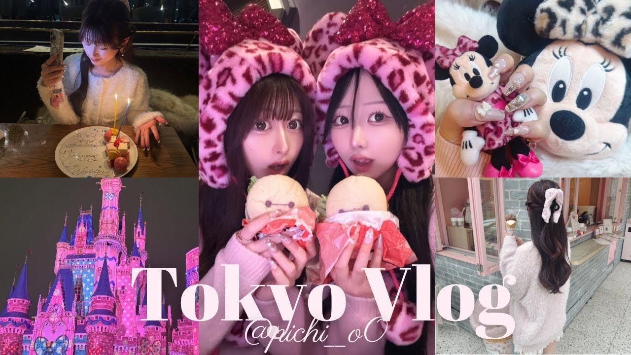 TRIP VLOG / 2泊3日東京旅行🗼❤️爆食＆ハプニングありの姉妹旅🐷🎀初のミニパルディズニー🐭🏰東京観光🐾 etc...
