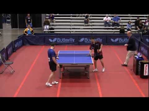 Men's Singles Rd 32: Andrew Chen vs. Vladislav Boyarskiy - 2011 US Table Tennis Championships