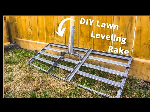 Build Your Own DIY Lawn Leveling Rake