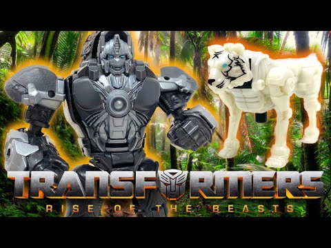Transformers RISE OF THE BEASTS Weaponizers 2-Pack OPTIMUS PRIMAL & ARROWSTRIPE Review
