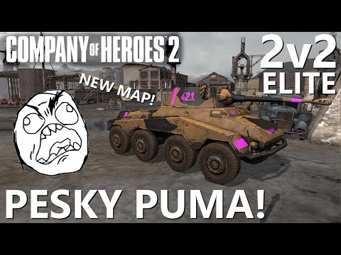 CoH2: Elite 2v2 - PESKY PUMA (Company of Heroes 2)