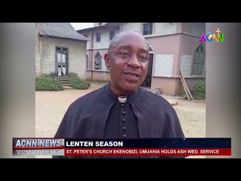 LENTEN SEASON: ST  PETER'S ANGLICAN CHURCH EKENOBIZI, UMUAHIA HOLDS ASH WEDNESDAY SERVICE.