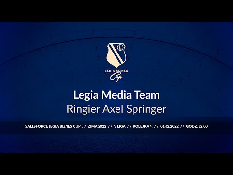 Skrót spotkania Legia Media Team - Ringier Axel Springer ( Legia Biznes Cup Zima 2022 )