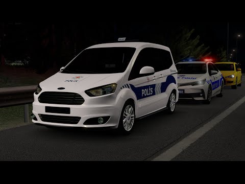 Police Car - Euro Truck Simulator 2 - Ford Tourneo Courier