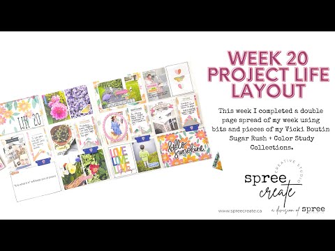 Week 20 Project Life Layout