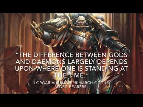 WarHammer 40k Primarch Quotes